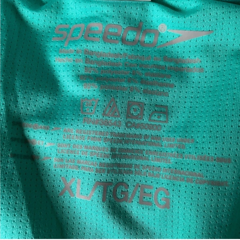 ROCK BOTTOM! NEW Mens Speedo TechVolley Lined Swim Trunks / Swimsuit, Aqua, XL - Picture 5 of 9